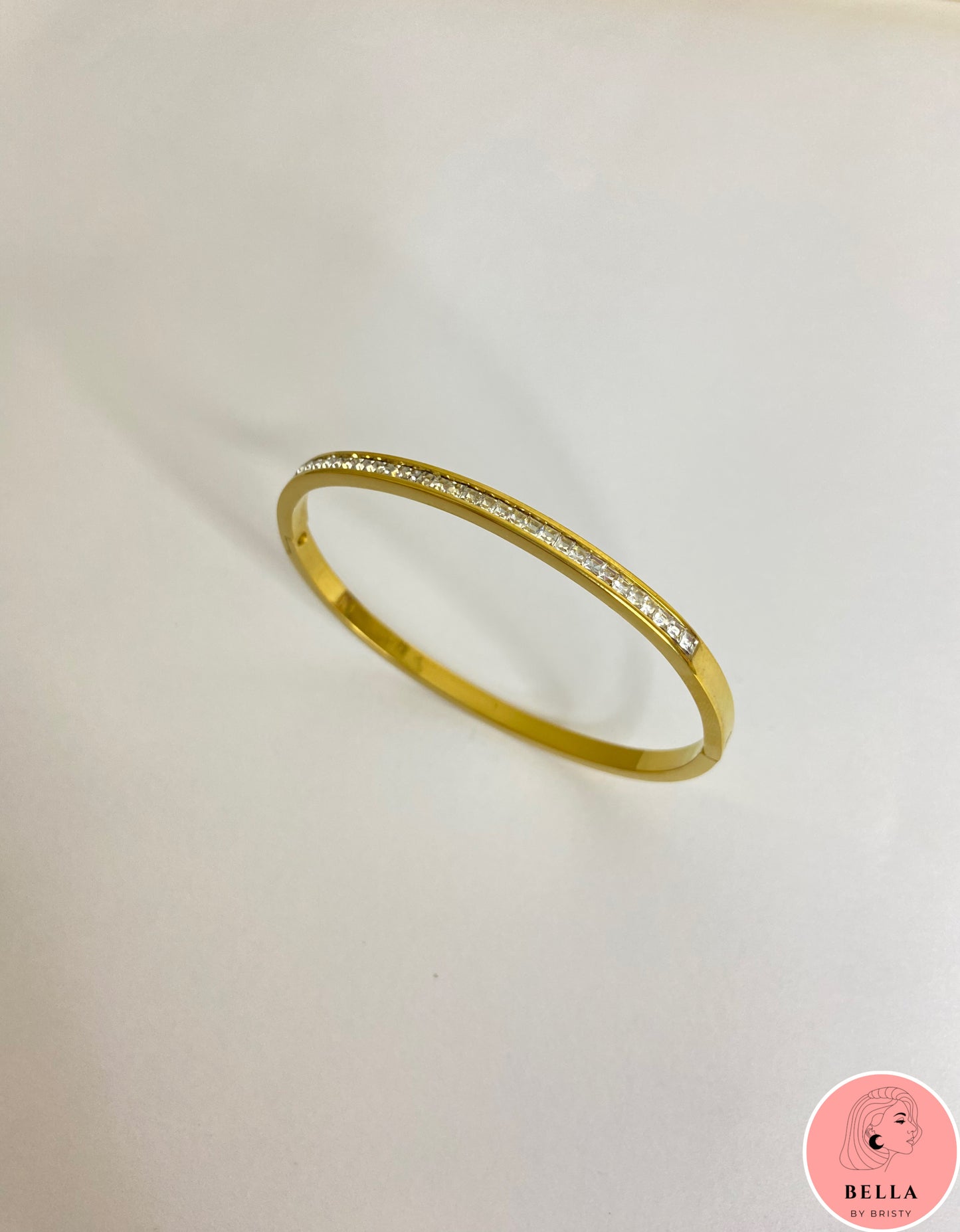 Golden Sparkle Cuff Bracelet