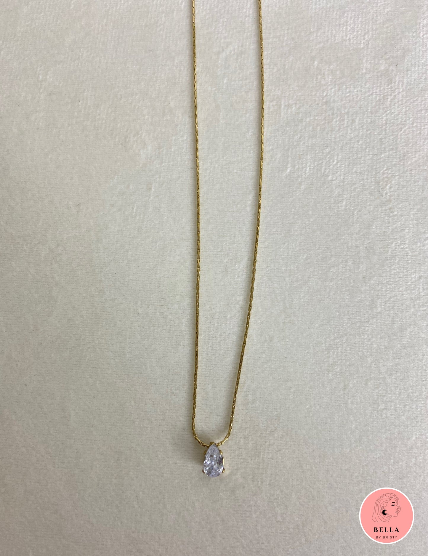 Teardrop Stone Necklace