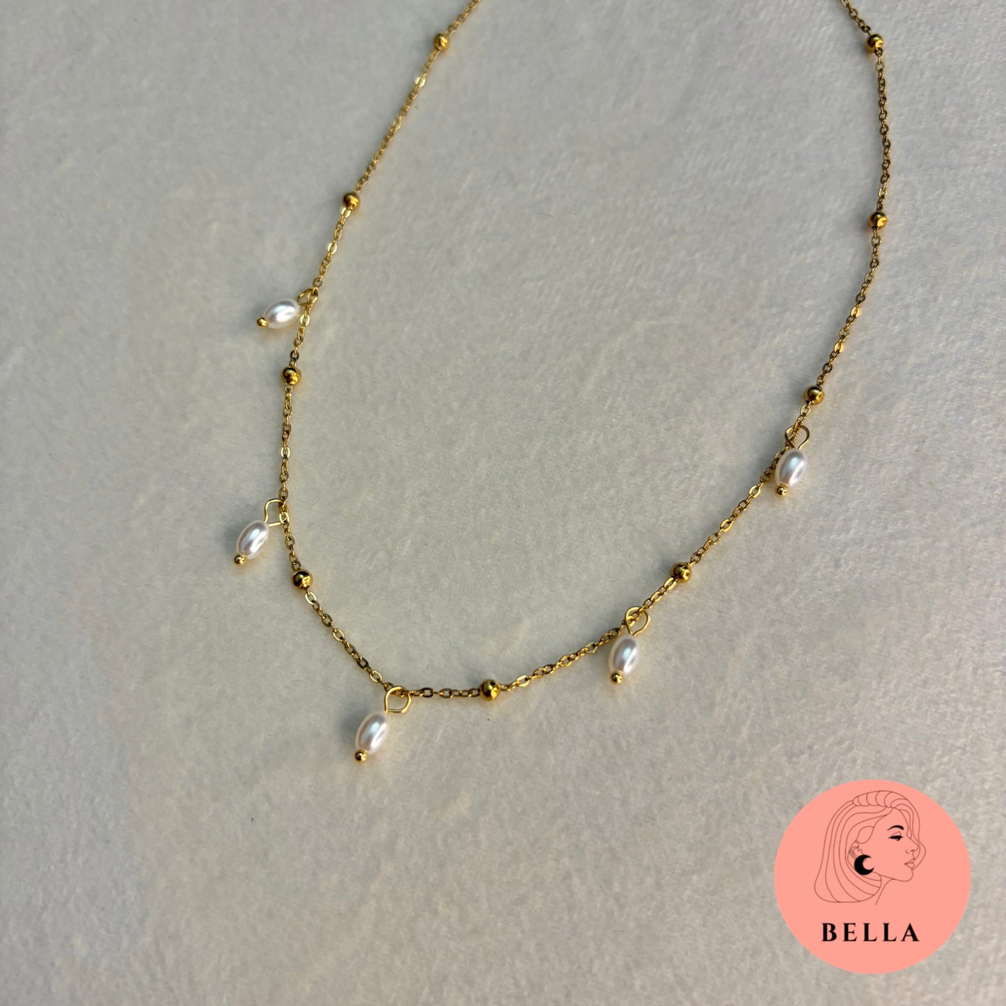 Pearl Charm Necklace