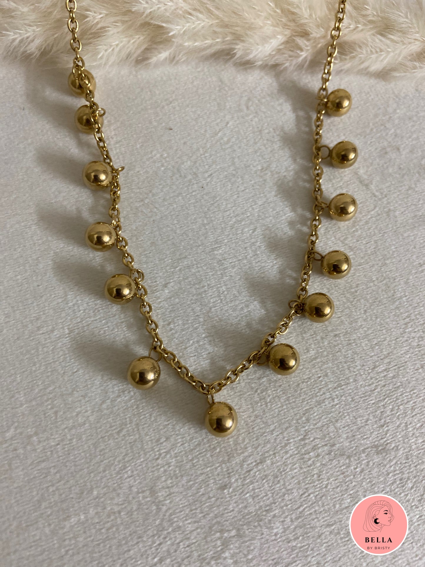 Golden Ball Necklace