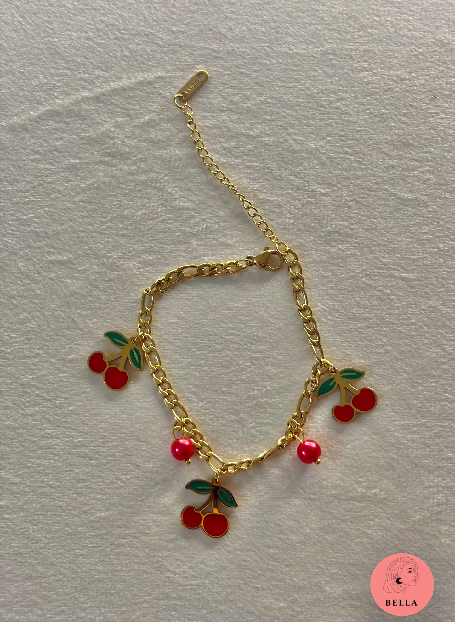 Cherry Charm Bracelet