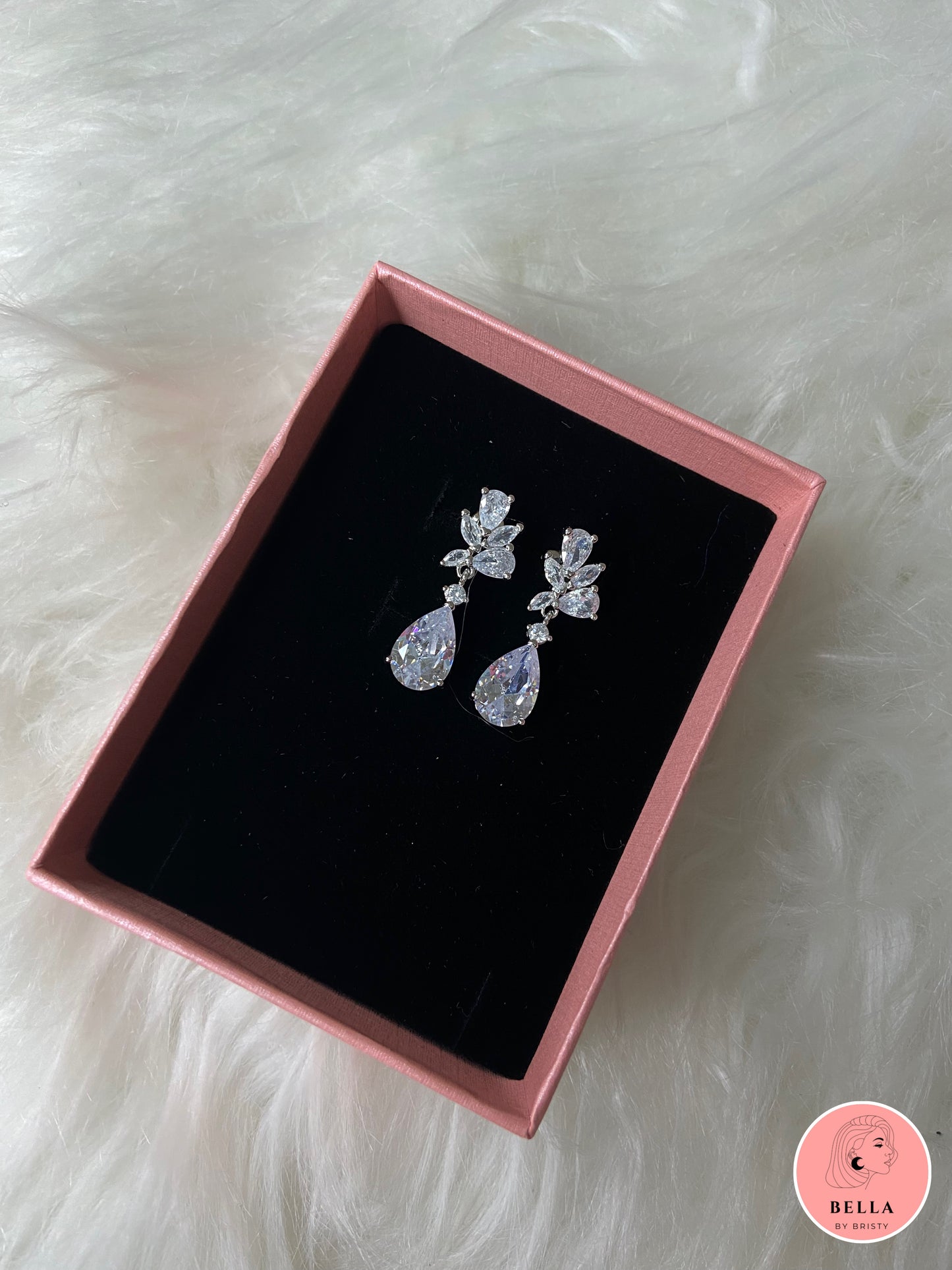 Kiara Silver Stone Studs