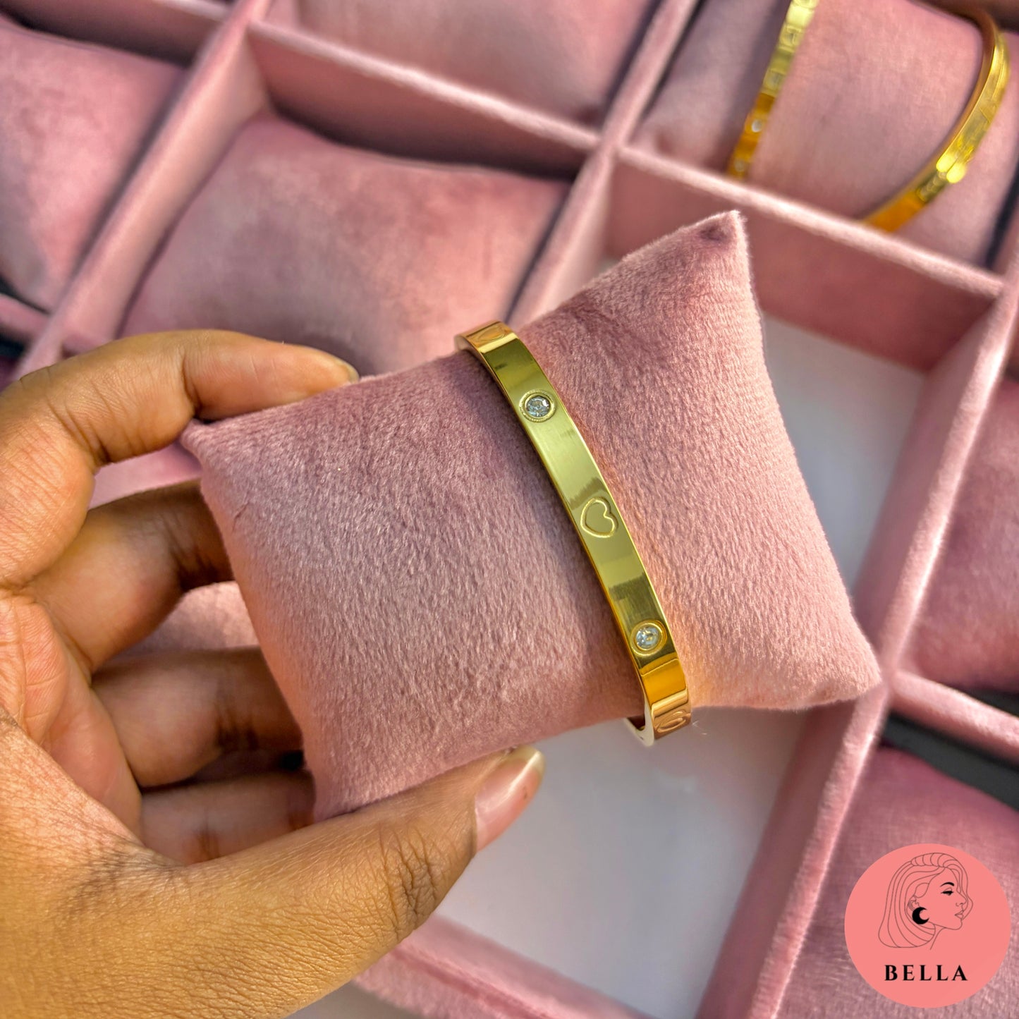 Heart Cartier Cuff Bracelet