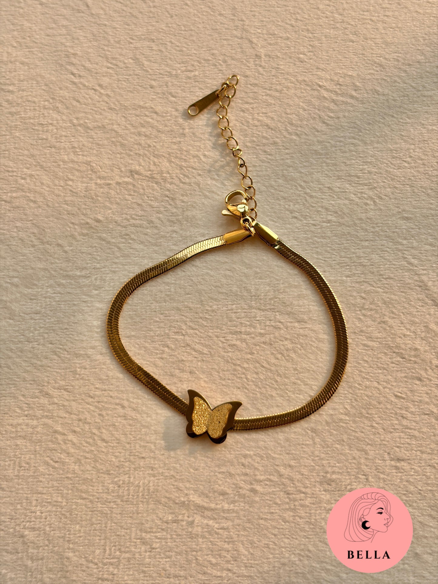 Butterfly Snake Chain Bracelet