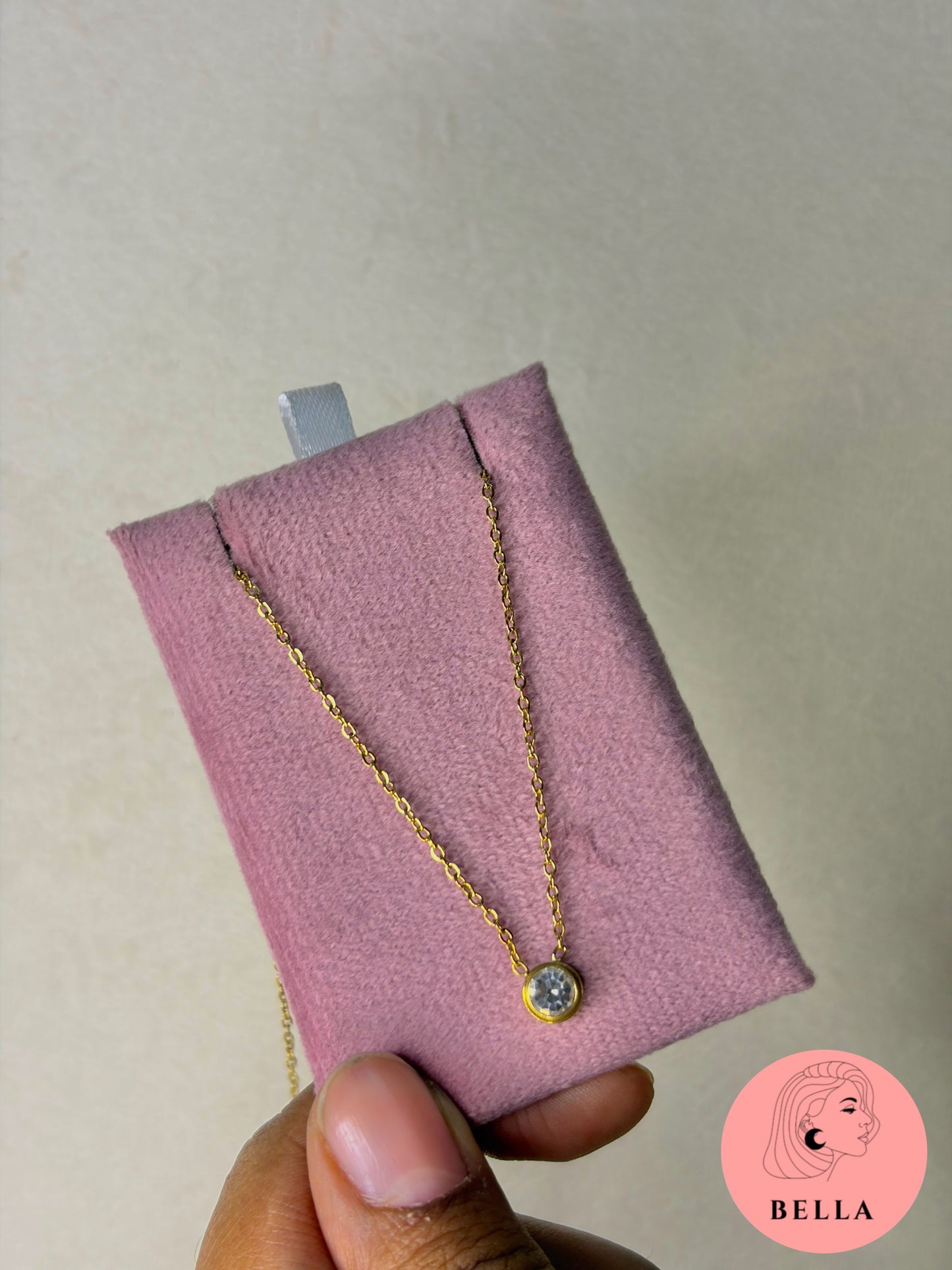 Golden Stone Necklace