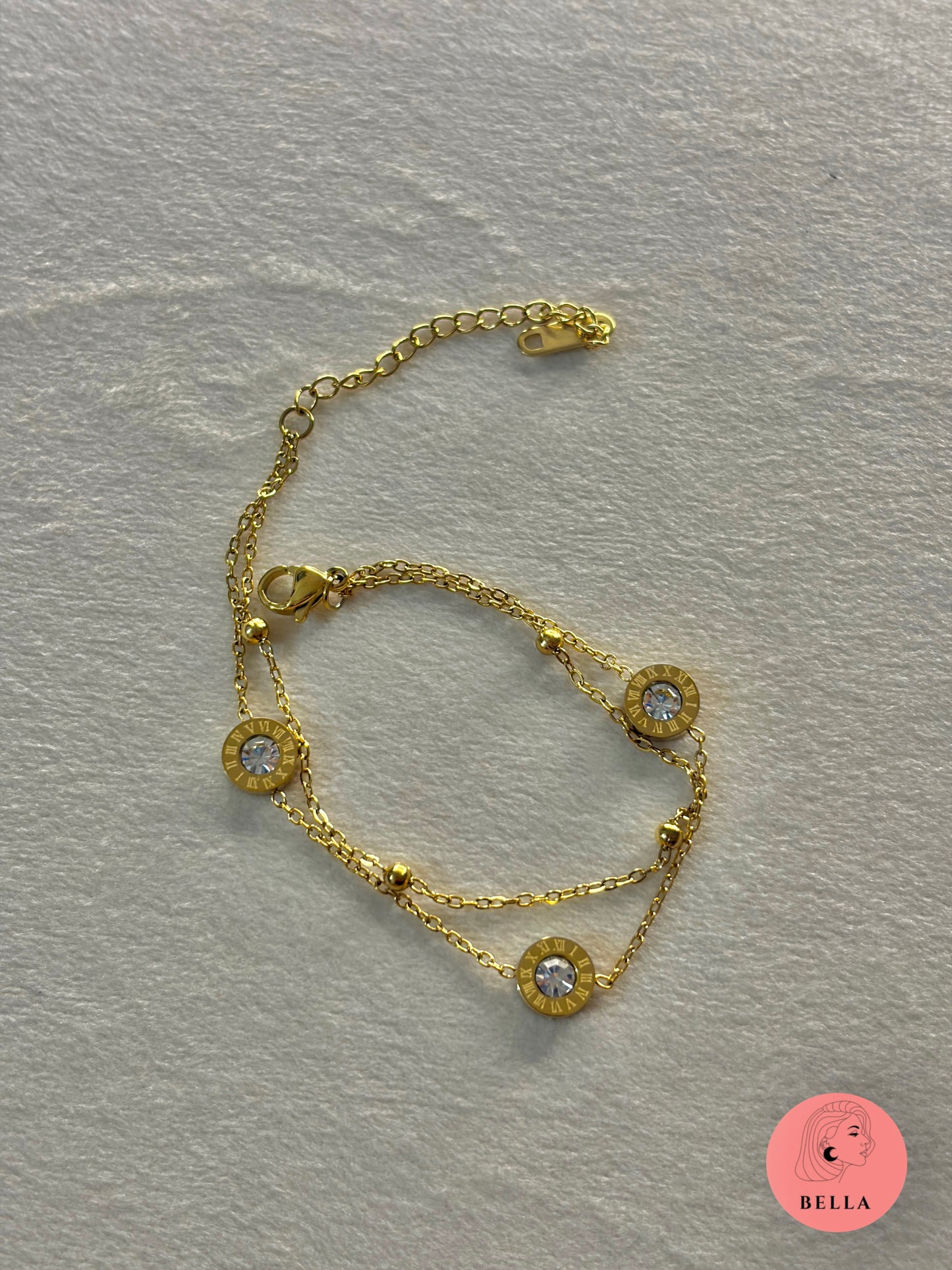 Double Layer Stone Bracelet