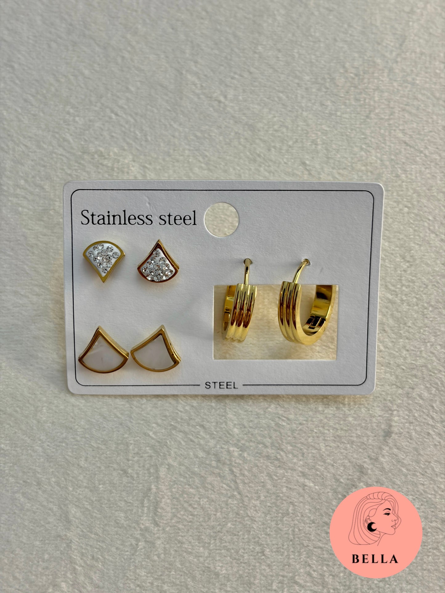 3 pair earring set - Clara