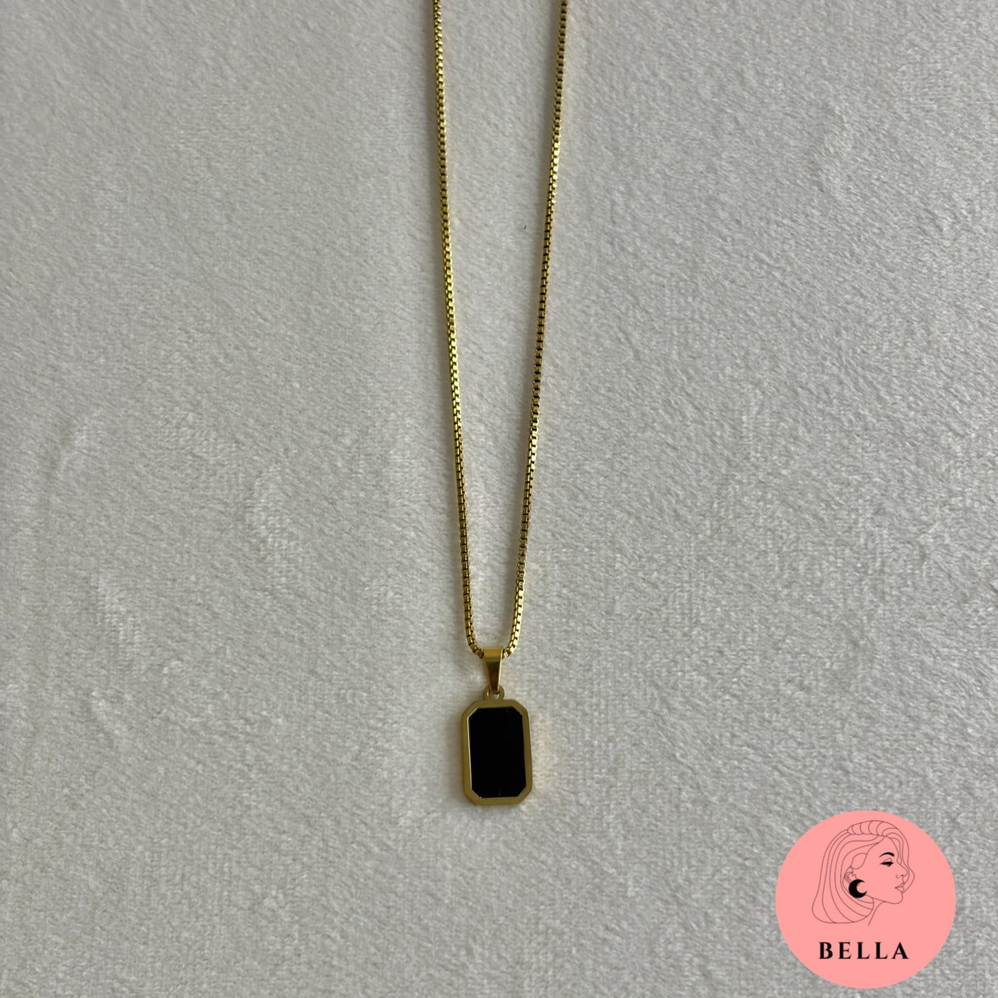 Black Shape Necklace