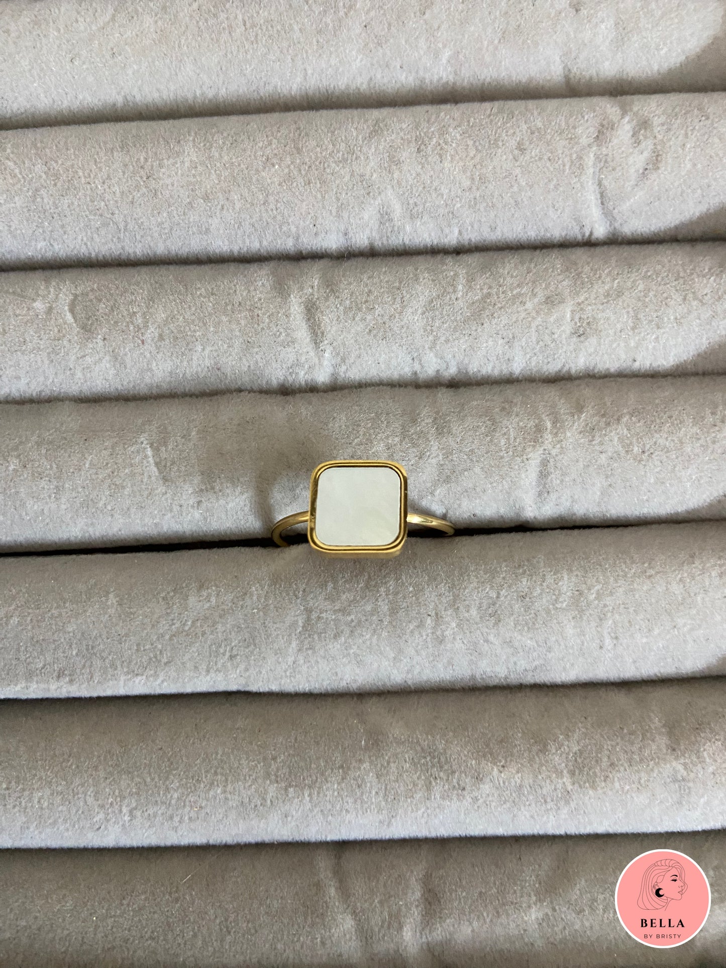 White Square Ring