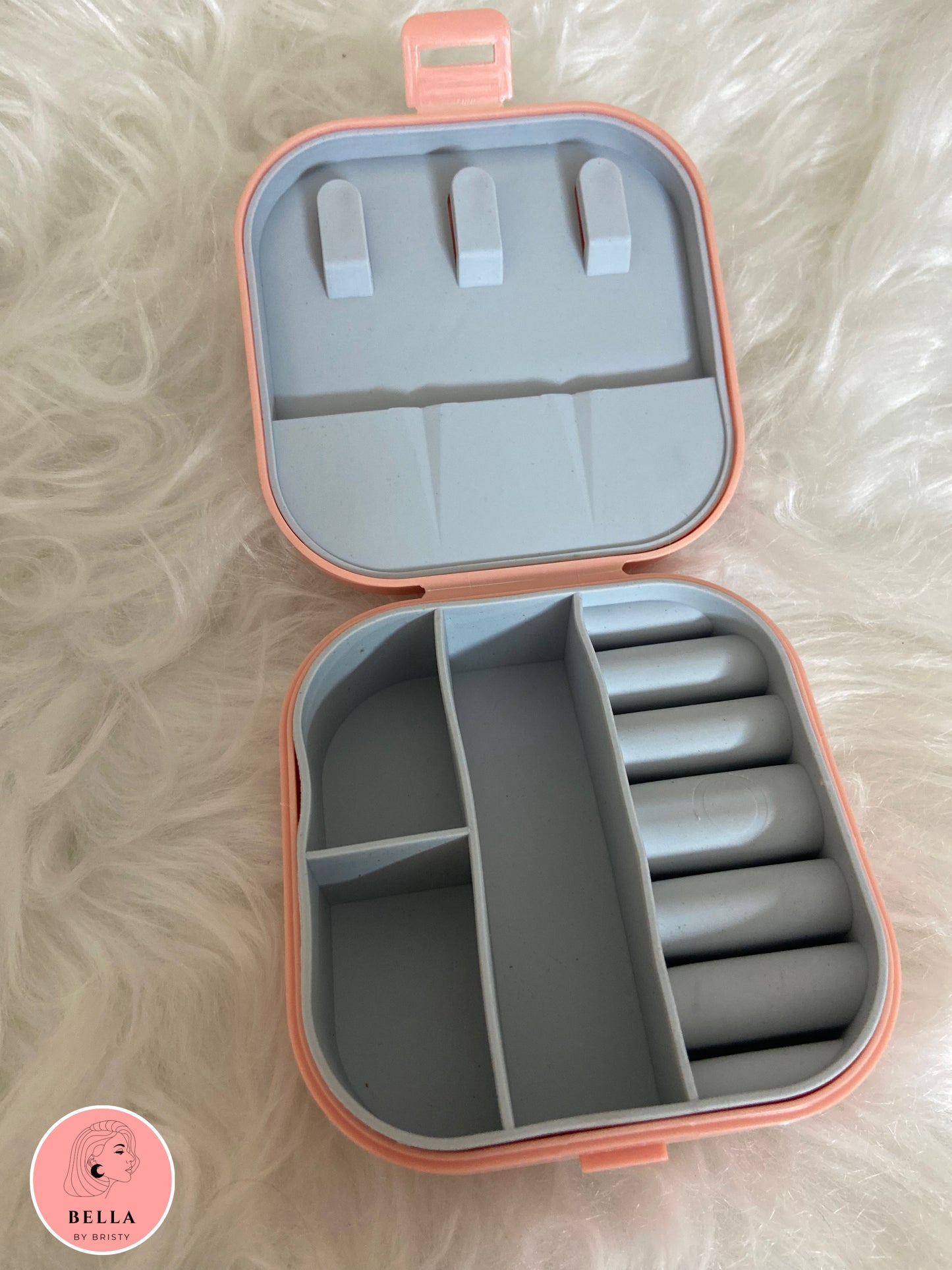 Travel Friendly Jewellery Box - Pink