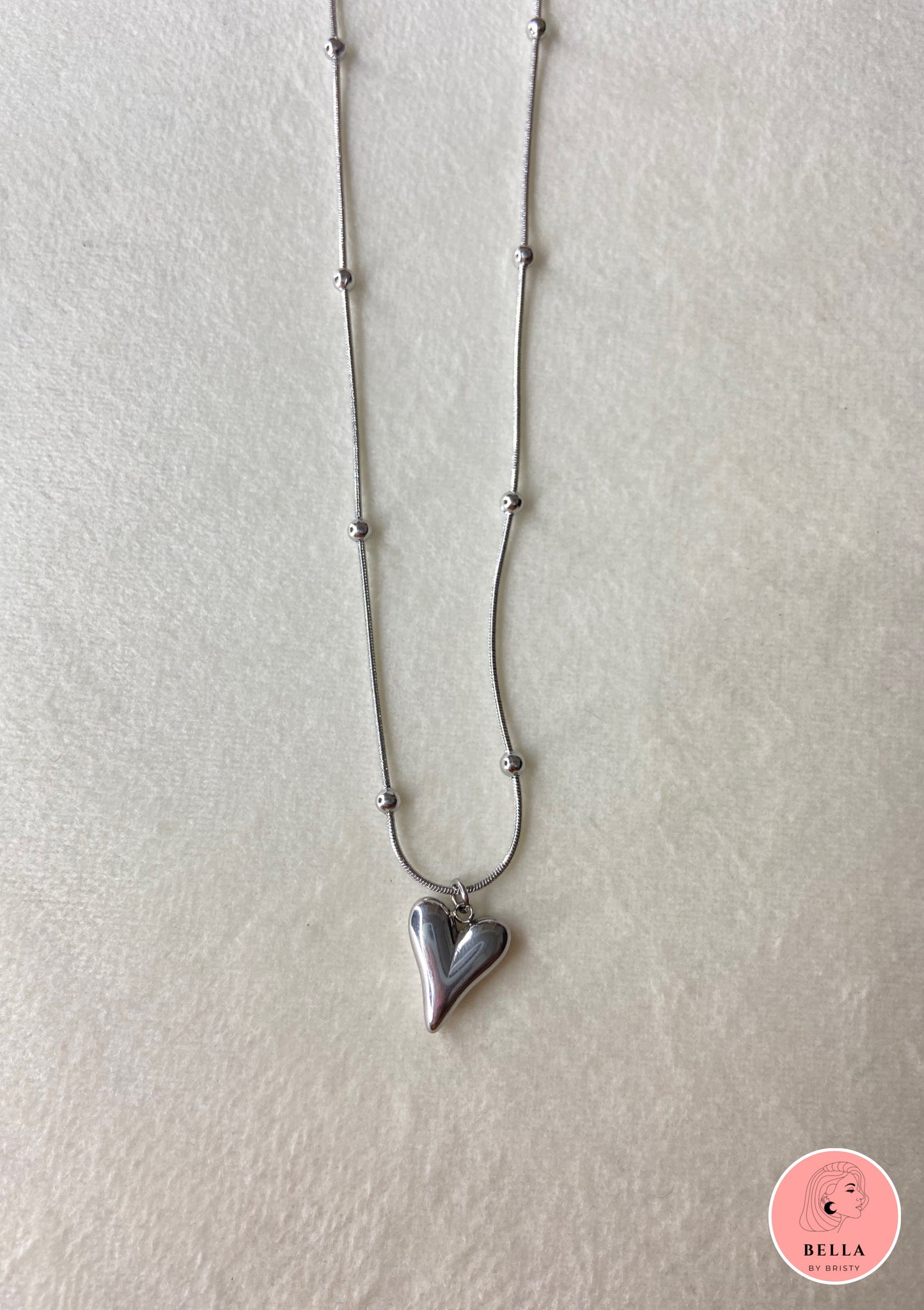 Lovey Necklace- Silver