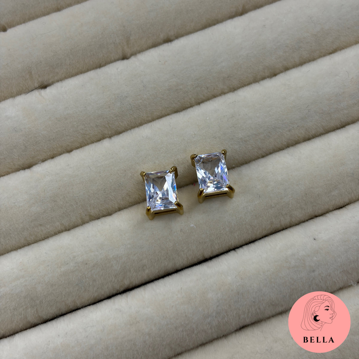 Square Small Stud Earrings