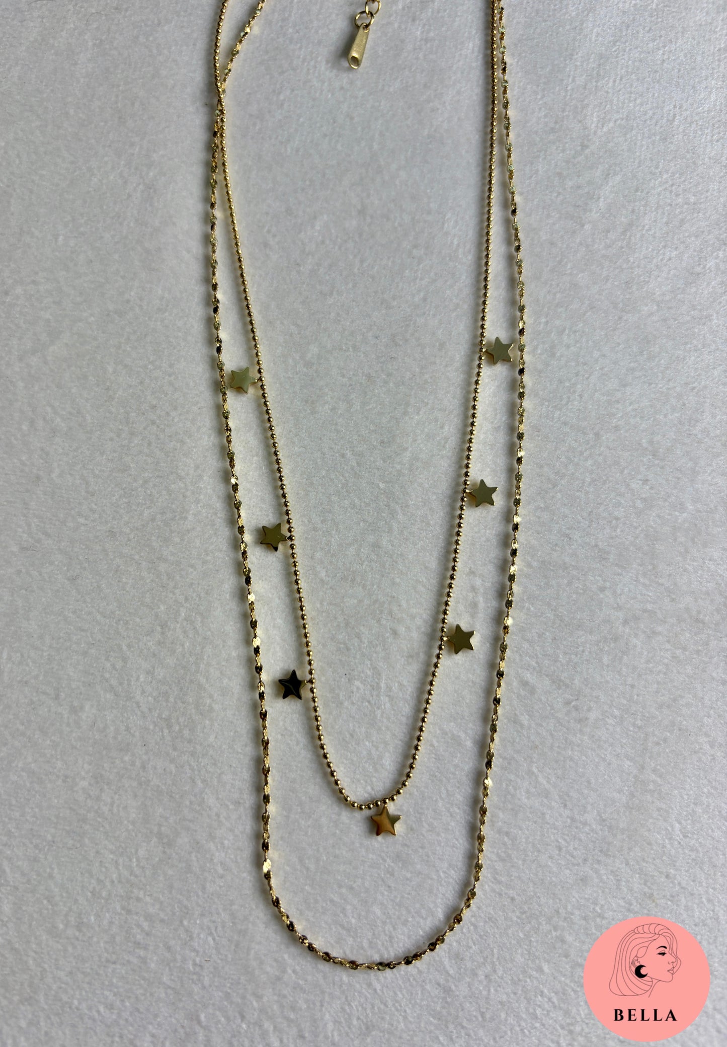 Double Layer Star Necklace
