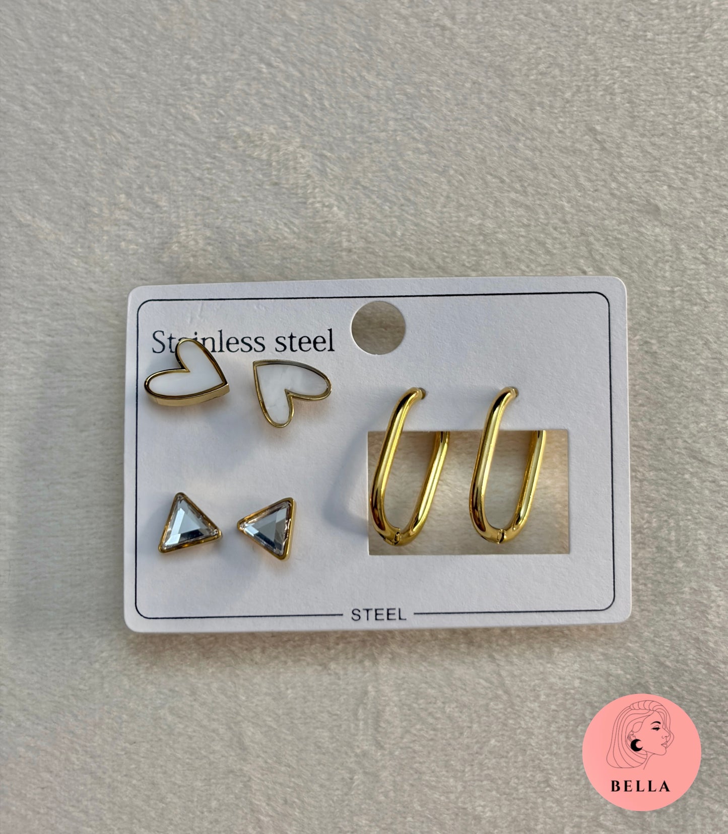 3 pair earring set Fiora