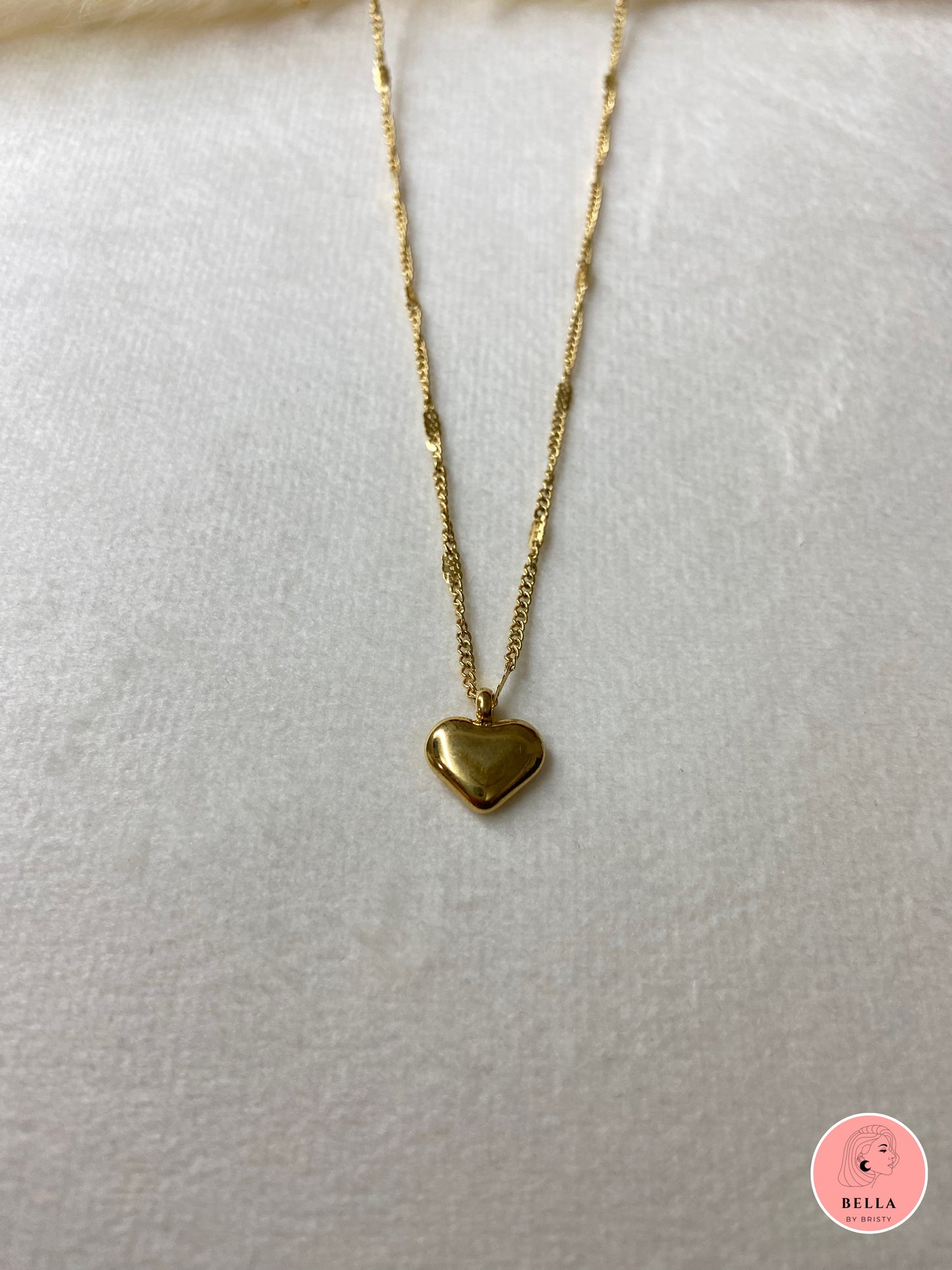 Double Sided Heart Necklace