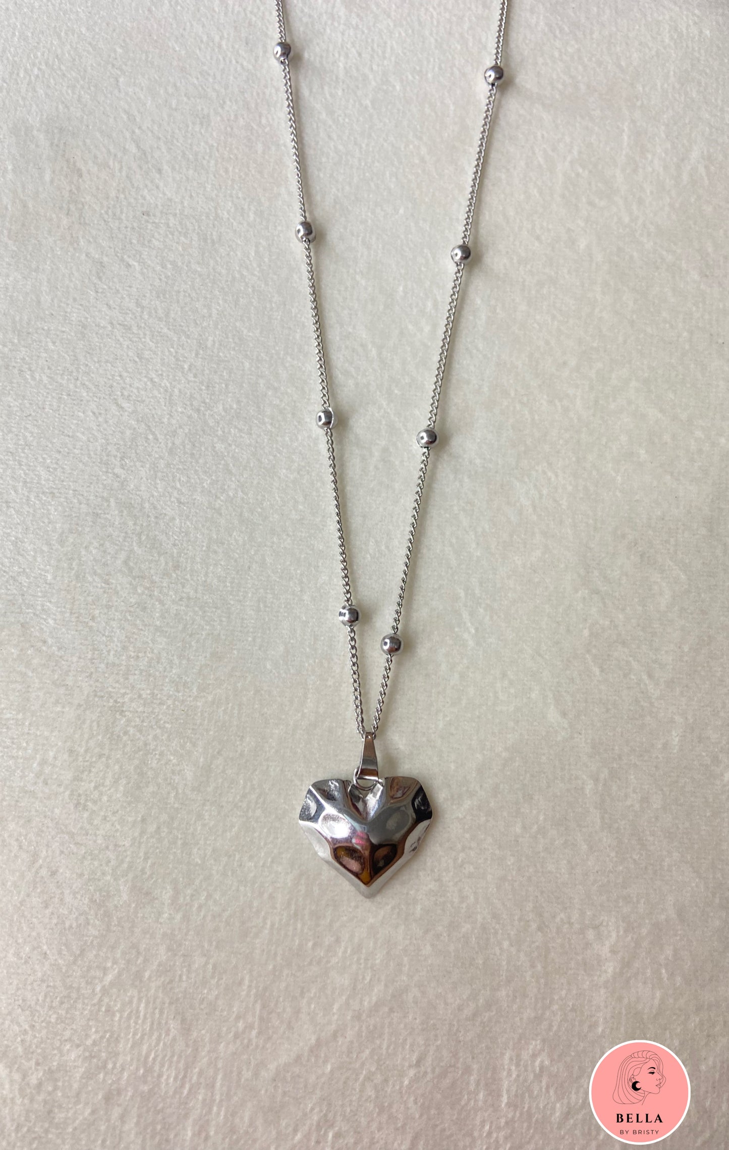 Lovey Necklace- Silver