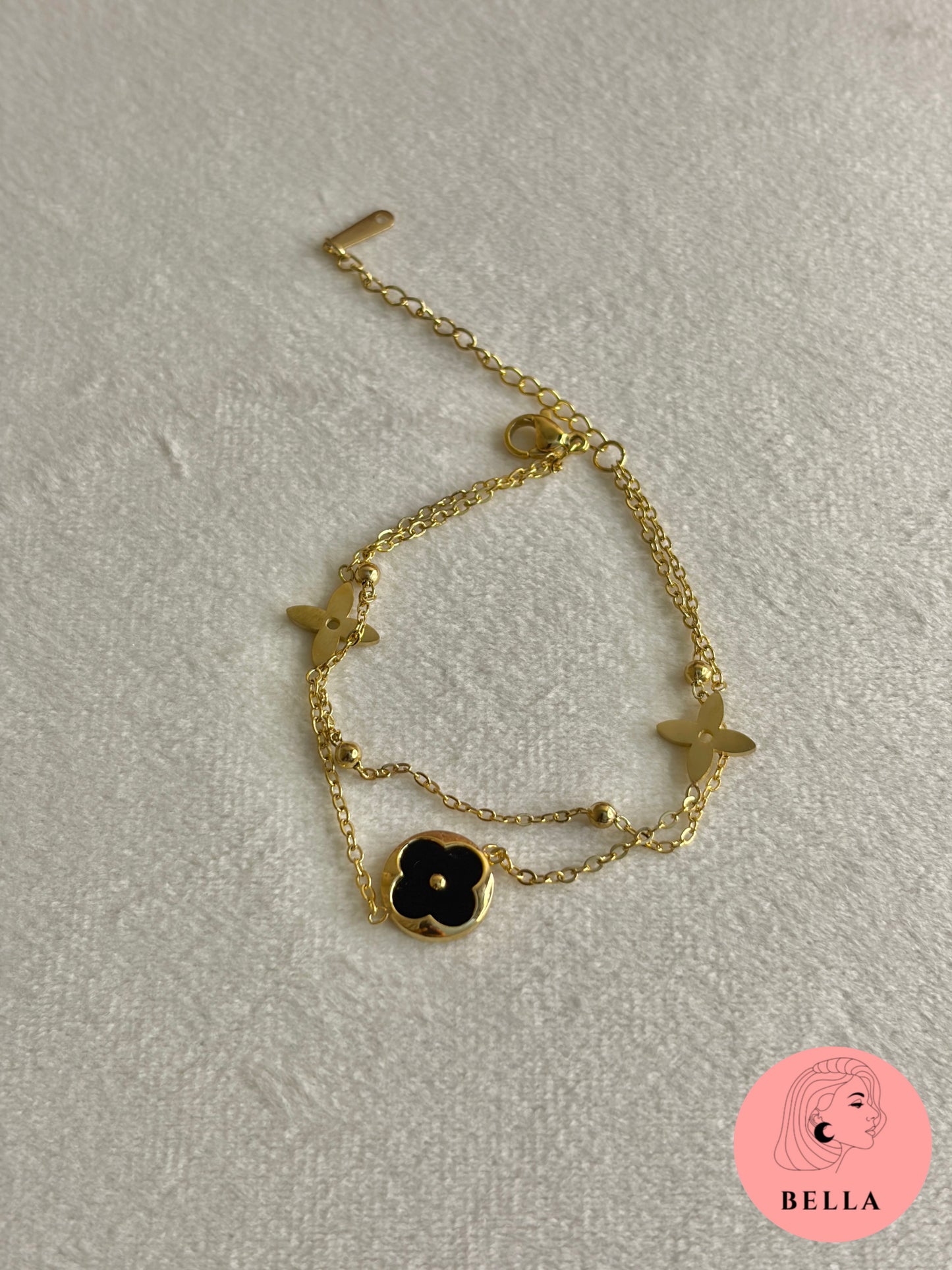 Double Layer Luna Bloom Bracelet