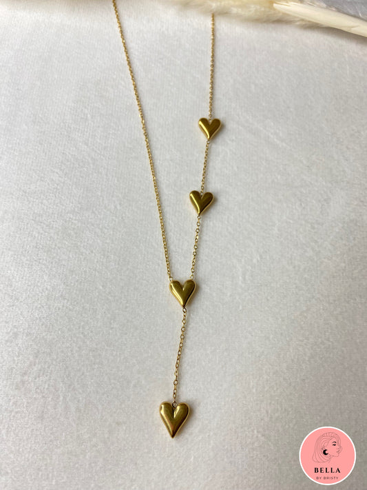 Multi Hearts Necklace