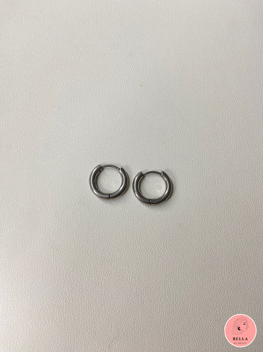 Silver Hoop -10 mm