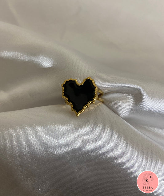 Black Heart Ring