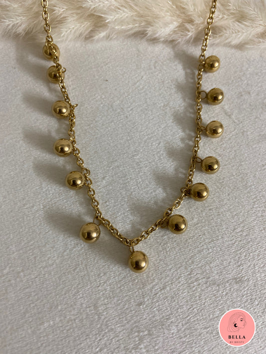 Golden Ball Necklace
