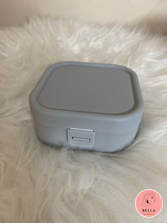 Travel Friendly Jewellery Box - Grey