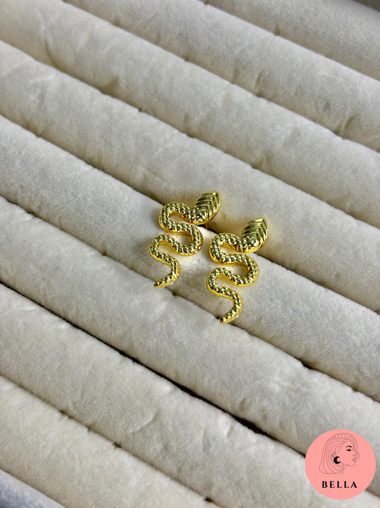 Snake Stud Earrings Small