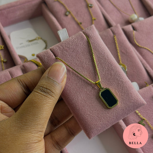 Black Shape Necklace