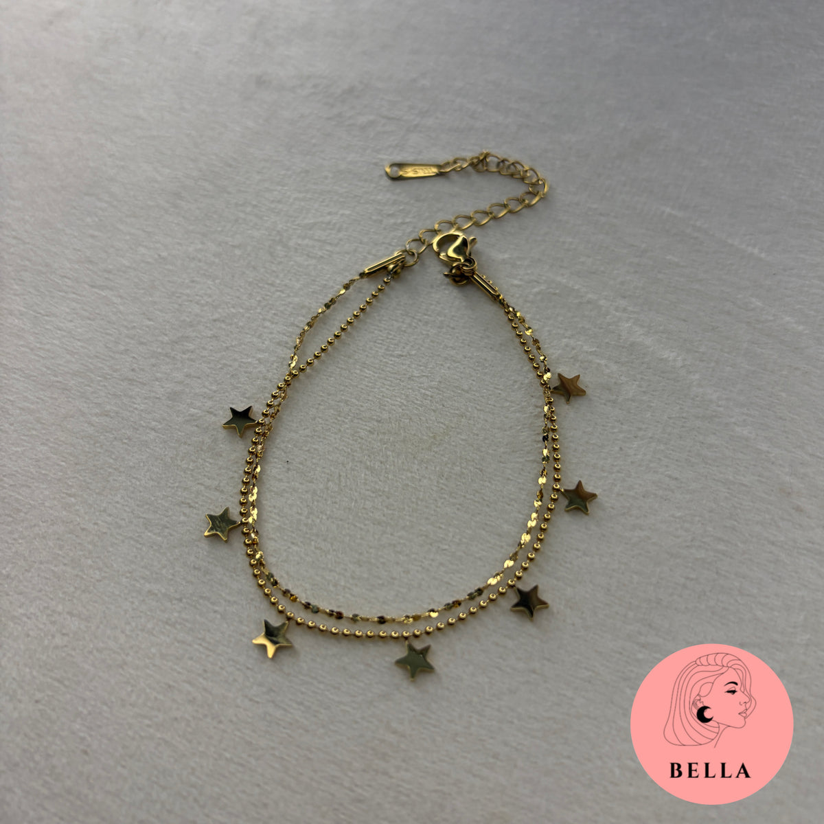 Double Layer Star Bracelet