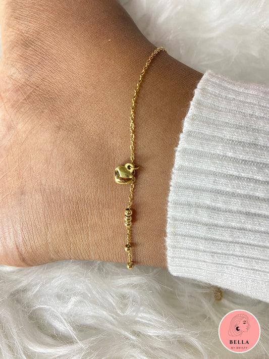 Small Heart Anklet