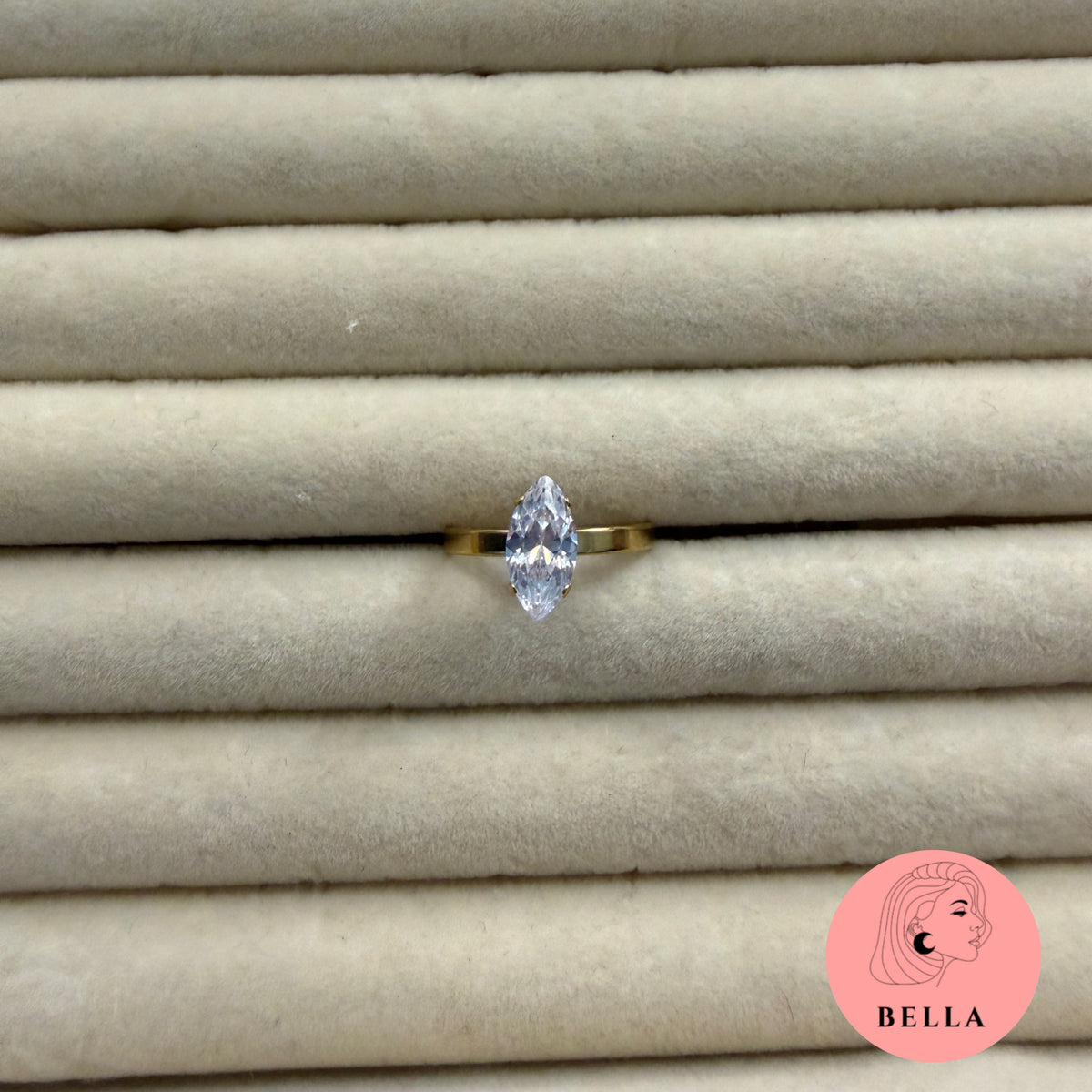 Teardrop Stone Ring