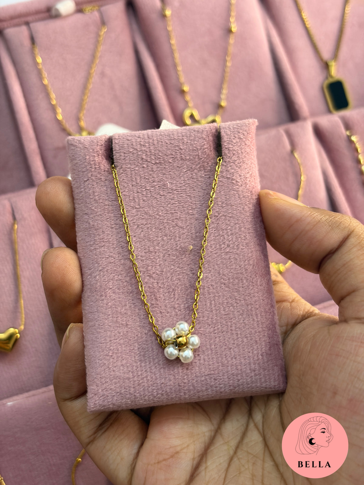Pearl Flower Necklace