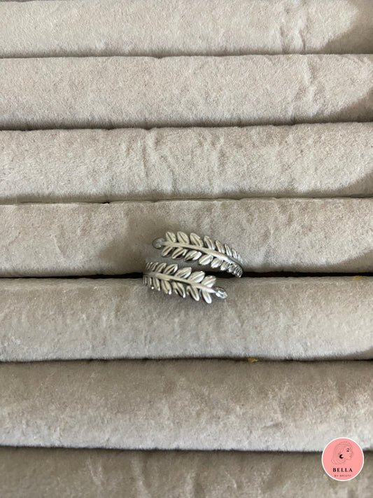Leafy Ring- Silver