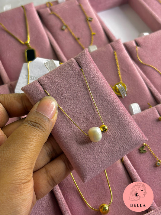 Double Ball Necklace