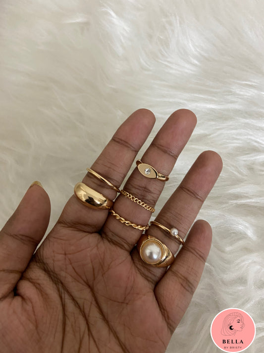 7 piece Ringset