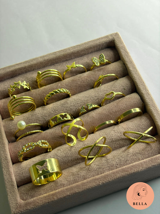 18 piece ringset