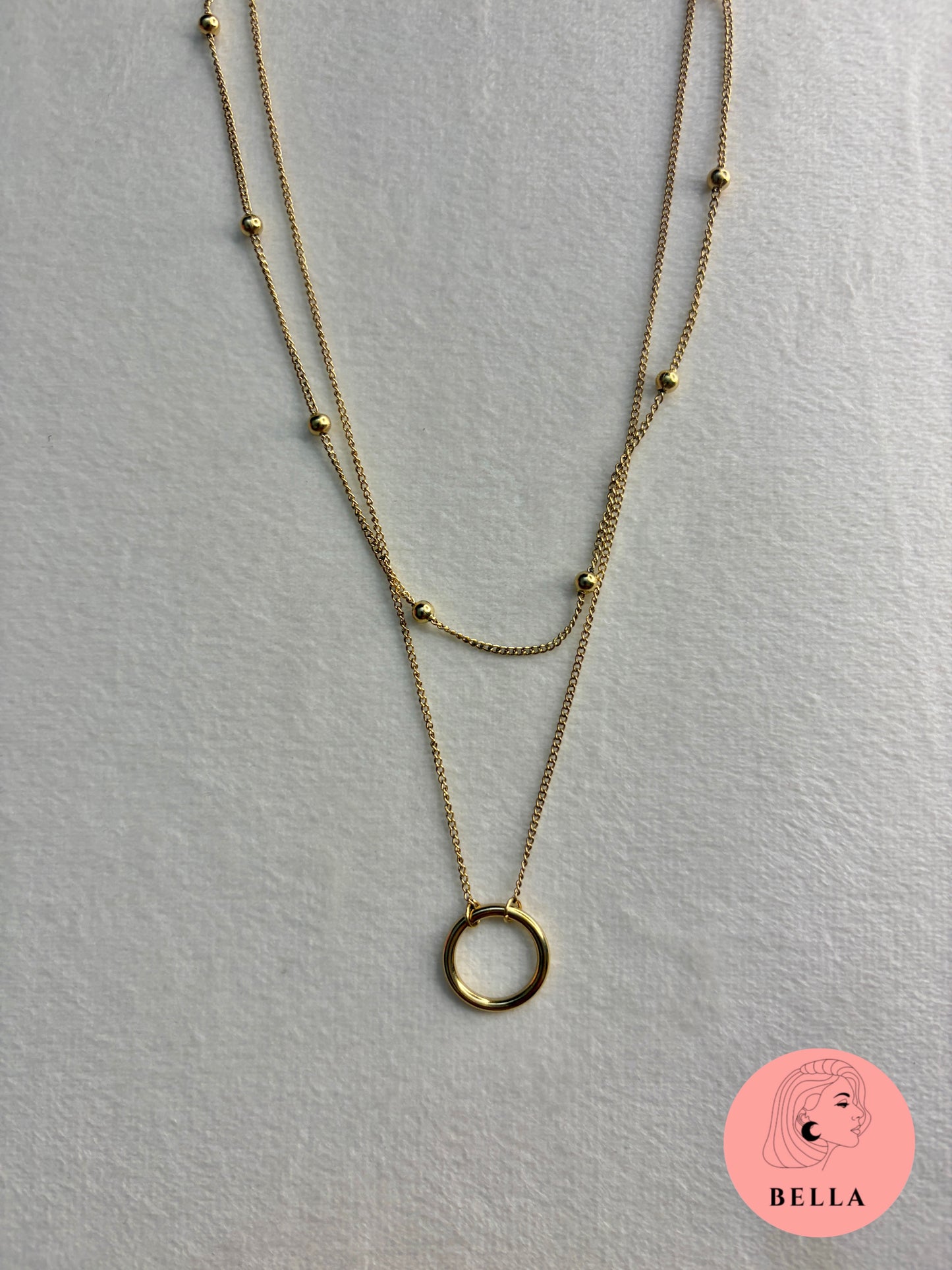 Double Layer Ball Necklace