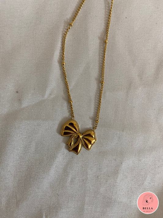 Chunky Bow Necklace