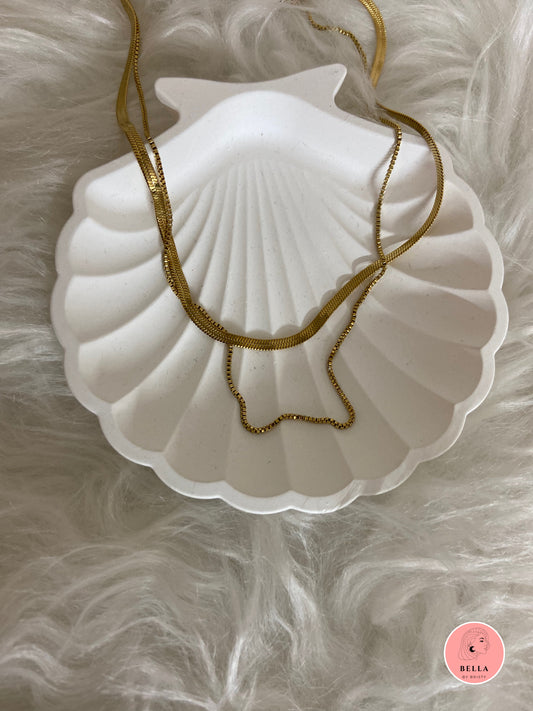 Double Layer Snake Necklace