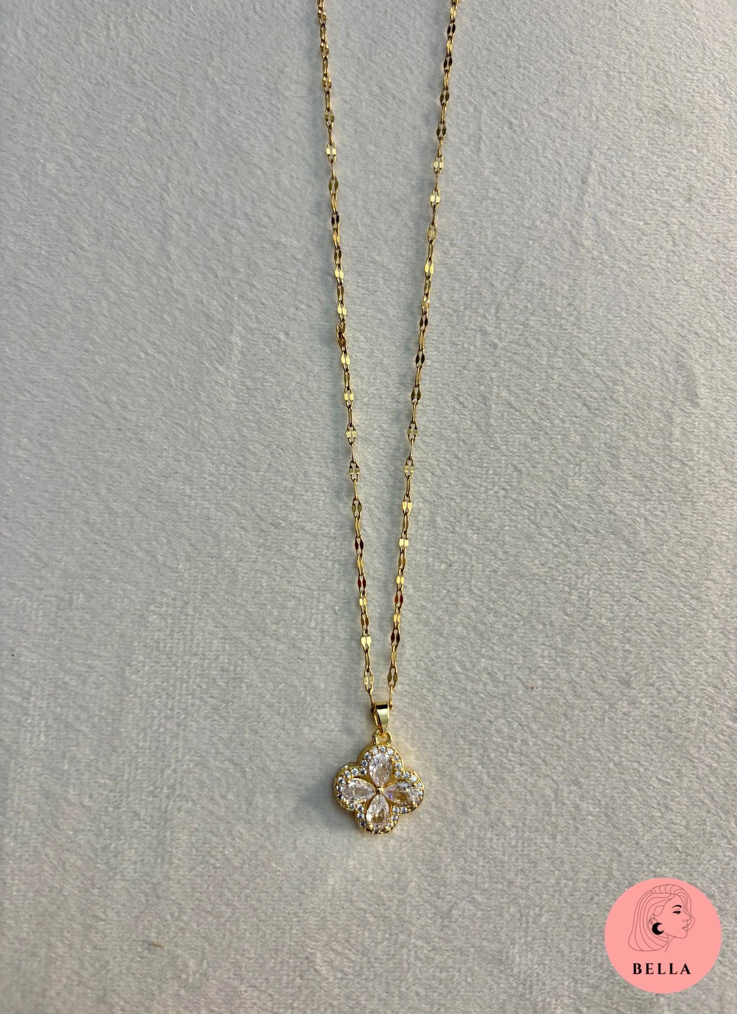 Floral Stone Necklace