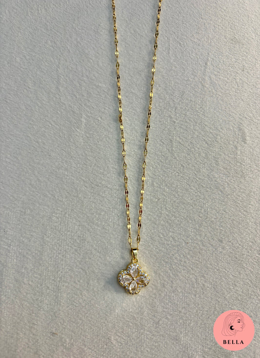 Floral Stone Necklace