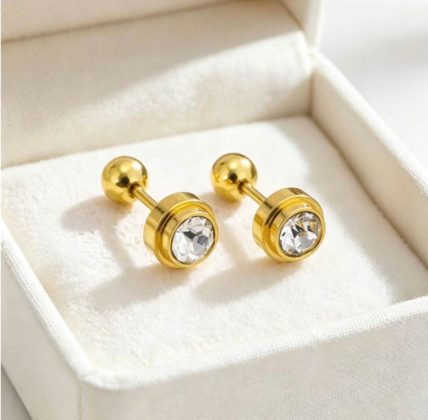 Small Stone Studs
