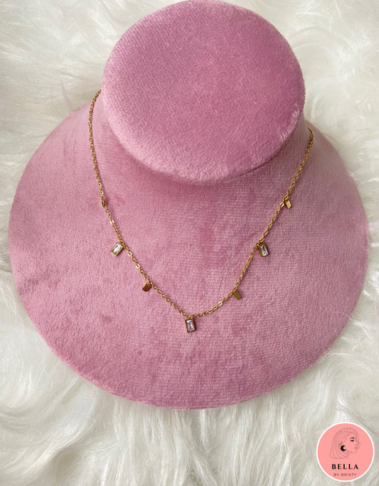 Square Tassle Necklace