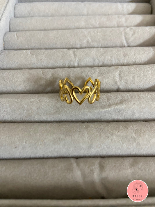 Heart Finger Ring