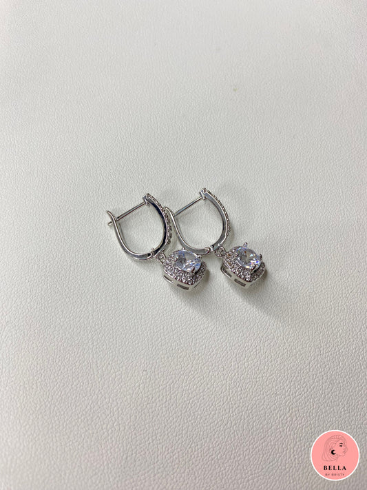 Silver Huggie Hoops