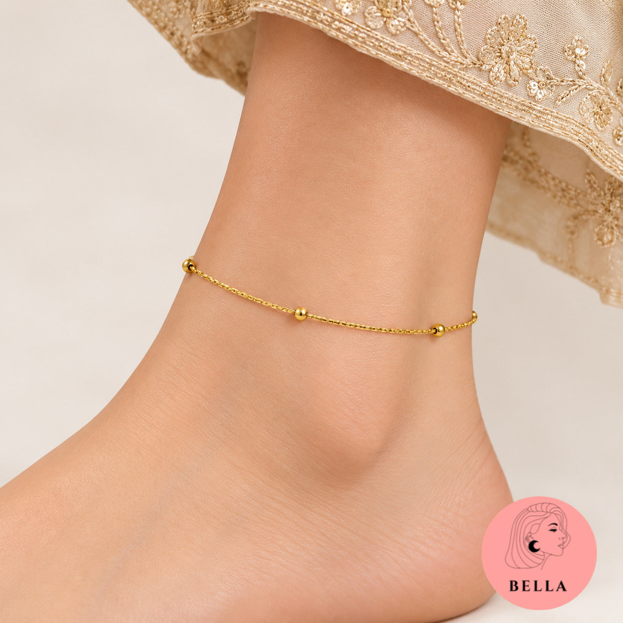 Simple Ball Chain Anklet