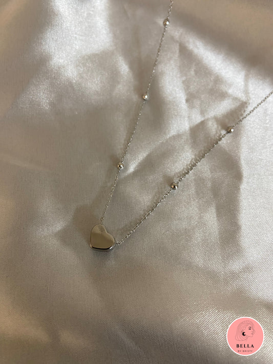 Heart Silver Necklace