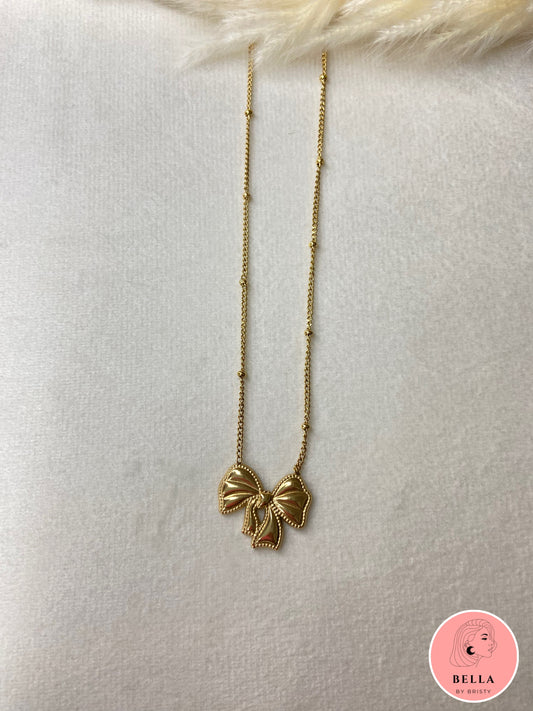 Chunky Bow Necklace
