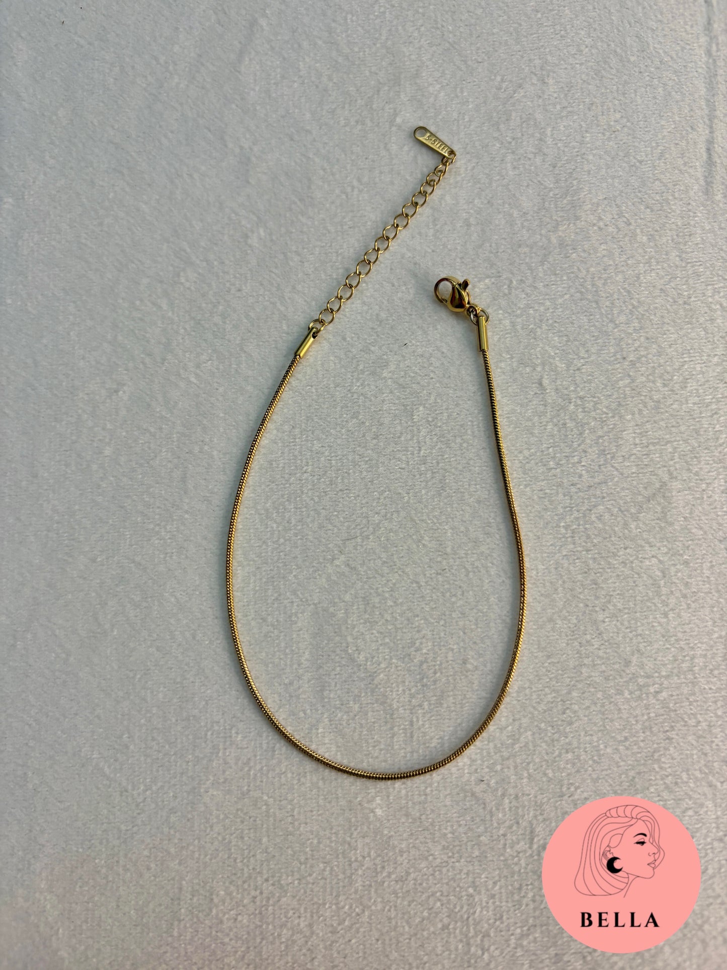 Simple Plain Chain Anklet