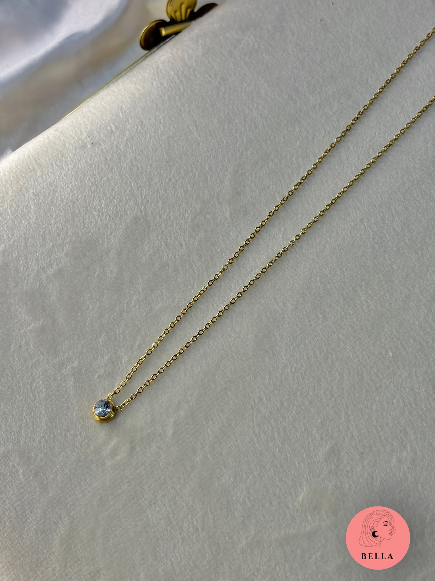 Golden Stone Necklace